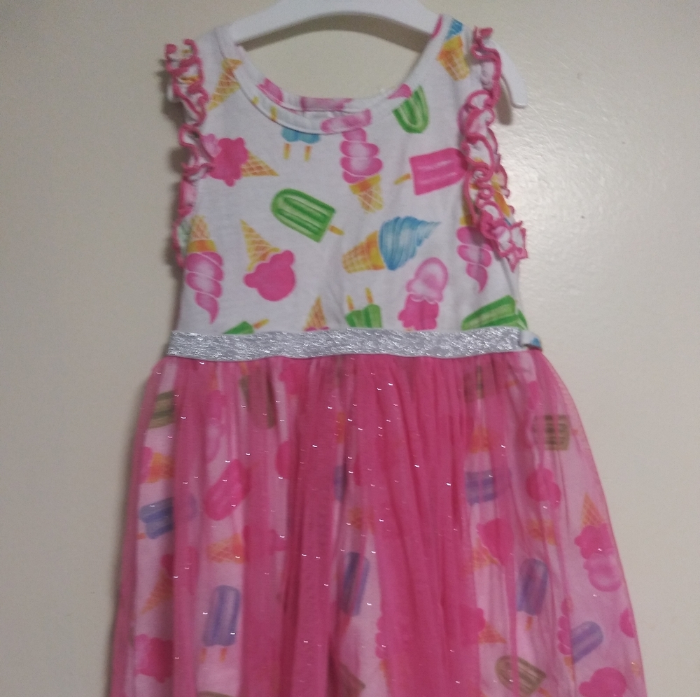 Sweet Heart Rose size 5 pink ice cream dress